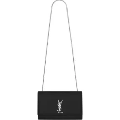 Yves Saint Laurent - Kate Medium in Grain de Poudre Embossed Leather - Black - Saint Laurent Exclusive Collection - Avvenice^ Bags