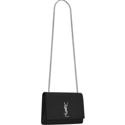 Yves Saint Laurent - Kate Medium in Grain de Poudre Embossed Leather - Black - Saint Laurent Exclusive Collection - Avvenice^ Bags