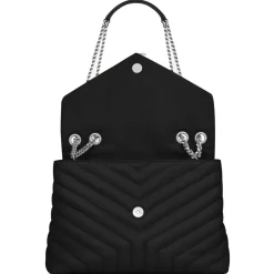 Yves Saint Laurent - Loulou Medium in Quilted Leather - Black Nickel - Saint Laurent Exclusive Collection - Avvenice^ Bags