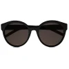 Yves Saint Laurent Eyewear Yves Saint Laurent - Monogramme Cat Eye SL M29 Sunglasses - Black Brown - Saint Laurent Eyewear - Avvenice