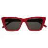 Yves Saint Laurent Eyewear Yves Saint Laurent - New Wave SL 276 Sunglasses with Triangular Frame - Red - Saint Laurent Eyewear - Avvenice