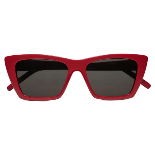 Yves Saint Laurent Eyewear Yves Saint Laurent - New Wave SL 276 Sunglasses with Triangular Frame - Red - Saint Laurent Eyewear - Avvenice