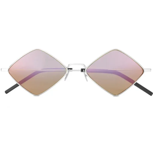 Yves Saint Laurent Eyewear Yves Saint Laurent - New Wave SL 302 Diamond Sunglasses - Palladium - Saint Laurent Eyewear - Avvenice