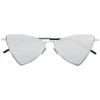 Yves Saint Laurent Eyewear Yves Saint Laurent - New Wave SL 303 Triangular Jerry Sunglasses - Oxidized Silver - Saint Laurent Eyewear - Avvenice