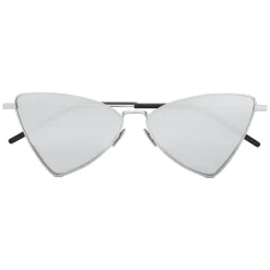 Yves Saint Laurent Eyewear Yves Saint Laurent - New Wave SL 303 Triangular Jerry Sunglasses - Oxidized Silver - Saint Laurent Eyewear - Avvenice
