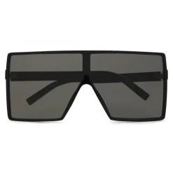 Yves Saint Laurent Eyewear Yves Saint Laurent - New Wave 183 Betty Used Black Sunglasses in Acetate and Gray Lenses - Sunglasses - Saint Laurent Eyewear - Avvenice^ Sunglasses & Eyewear