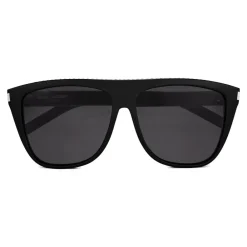 Yves Saint Laurent Eyewear Yves Saint Laurent - New Wave SL 1/F Stars Square Sunglasses Wellington Full Crystals - Black - Saint Laurent Eyewear - Avvenice
