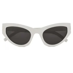 Yves Saint Laurent Eyewear Yves Saint Laurent - New Wave SL 215 Grace Sunglasses with Triangular Frame - Natural - Saint Laurent Eyewear - Avvenice^ Sunglasses & Eyewear