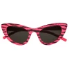 Yves Saint Laurent Eyewear Yves Saint Laurent - New Wave SL 213 Lily Sunglasses with Triangular Frame - Tiger Fuchsia - Saint Laurent Eyewear - Avvenice^ Sunglasses & Eyewear