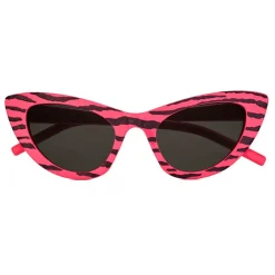 Yves Saint Laurent Eyewear Yves Saint Laurent - New Wave SL 213 Lily Sunglasses with Triangular Frame - Tiger Fuchsia - Saint Laurent Eyewear - Avvenice^ Sunglasses & Eyewear