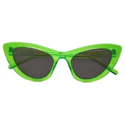 Yves Saint Laurent Eyewear Yves Saint Laurent - New Wave SL 213 Lily Sunglasses with Triangular Frame - Transparent Green - Saint Laurent Eyewear - Avvenice^ Sunglasses & Eyewear