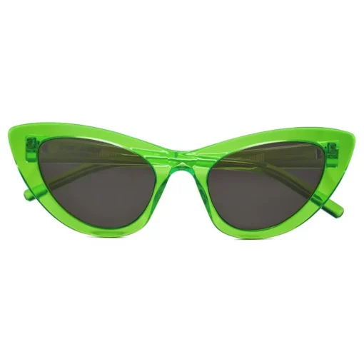 Yves Saint Laurent Eyewear Yves Saint Laurent - New Wave SL 213 Lily Sunglasses with Triangular Frame - Transparent Green - Saint Laurent Eyewear - Avvenice^ Sunglasses & Eyewear
