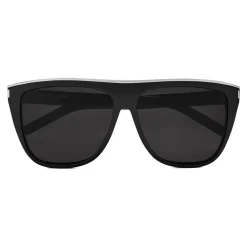 Yves Saint Laurent Eyewear Yves Saint Laurent - New Wave SL 1 Combi Sunglasses with Thick Frame - Black - Saint Laurent Eyewear - Avvenice