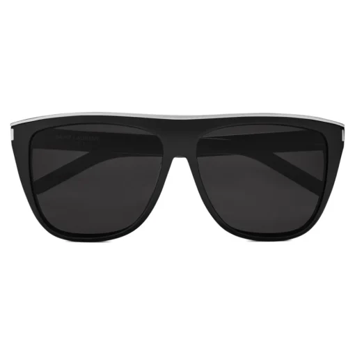 Yves Saint Laurent Eyewear Yves Saint Laurent - New Wave SL 1 Combi Sunglasses with Thick Frame - Black - Saint Laurent Eyewear - Avvenice