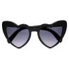 Yves Saint Laurent Eyewear Yves Saint Laurent - New Wave 181 Leulou Heart Sunglasses with Gradient Black Motif - Sunglasses - - Avvenice