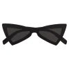 Yves Saint Laurent Eyewear Yves Saint Laurent - New Wave SL 207 Jerry Sunglasses with Triangular Frame - Black - Saint Laurent Eyewear - Avvenice