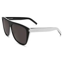 Yves Saint Laurent Eyewear Yves Saint Laurent - New Wave SL 1 Sunglasses with Thick Frame - Black - Saint Laurent Eyewear - Avvenice^ Sunglasses & Eyewear