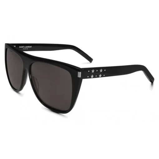 Yves Saint Laurent Eyewear Yves Saint Laurent - New Wave SL 1/F Stars Sunglasses with Square Wellington Frame with Crystals - Black - Saint Laurent Eyewear - Avvenice^ Sunglasses & Eyewear