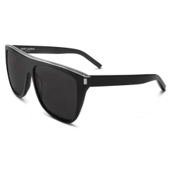 Yves Saint Laurent Eyewear Yves Saint Laurent - New Wave SL 1 Combi Sunglasses with Thick Frame - Black - Saint Laurent Eyewear - Avvenice