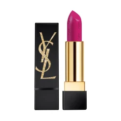 Yves Saint Laurent Beauty Yves Saint Laurent - Rouge Pur Couture Gold Attraction Edition - Limited Edition - Lipstick - 19 Le Fuchsia - Luxury - Avvenice^ Make Up