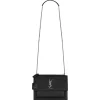 Yves Saint Laurent - Sunset Medium in Coated-Bark Leather - Black - Saint Laurent Exclusive Collection - Avvenice^ Bags