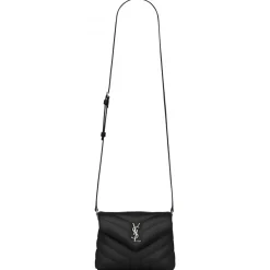 Yves Saint Laurent - Toy Loulou in Quilted Leather - Black - Saint Laurent Exclusive Collection - Avvenice