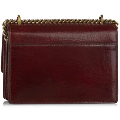 Yves Saint Laurent Vintage - Sunset Leather Crossbody Bag - Red Bordeaux - Leather Handbag - Luxury High Quality - Avvenice^ Vintage Bags