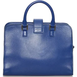 Yves Saint Laurent Vintage - Monogram Cabas Leather Satchel - Blue - Leather Handbag - Luxury High Quality - Avvenice^ Vintage Bags