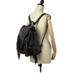 Yves Saint Laurent Vintage - Festival Leather Backpack - Black - Leather Backpack - Luxury High Quality - Avvenice^ Vintage Backpacks | Vintage Bags