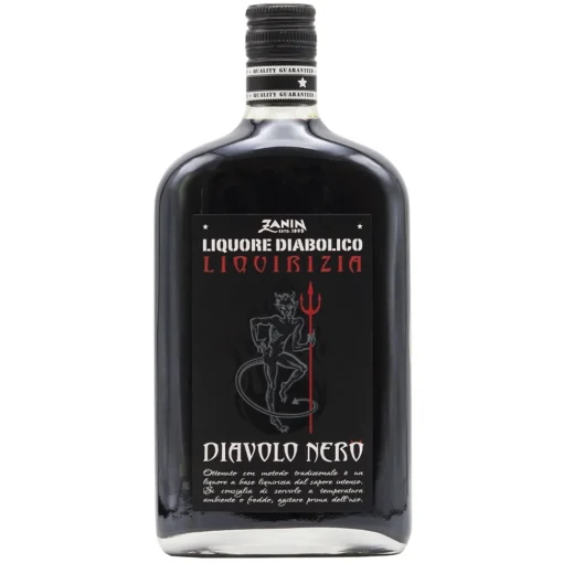 Distilleria Zanin 1895 Zanin 1895 - Diavolo Nero Liqueur - Black Devil - Made in Italy - 25 % vol. - Spirit of Excellence - Avvenice