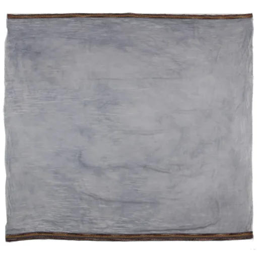 813 - Annalisa Giuntini Scarves-- Silk Scarf with Colored Trimming - Scarves and Foulard - Scarf of High Quality Luxury - Avvenice