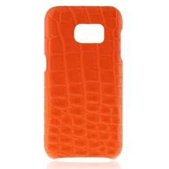 2 ME Style Case-- Case Croco Tangerine - Samsung S7 Edge - Avvenice