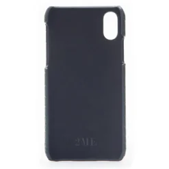 2 ME Style Case-- Case Croco Vert Bouteille- iPhone XS Max - Crocodile Leather Cover - Avvenice