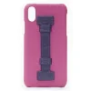 2 ME Style Case-- Case Fingers Leather Fucsia / Croco Purple - iPhone X / XS - Crocodile Leather Cover - Avvenice