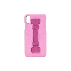 2 ME Style Case-- Case Fingers Leather Pink / Fucsia - iPhone XS Max - Leather Cover - Avvenice