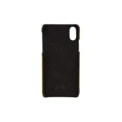 2 ME Style Case-- Case Fingers Leather Yellow / Blue - iPhone XS Max - Leather Cover - Avvenice