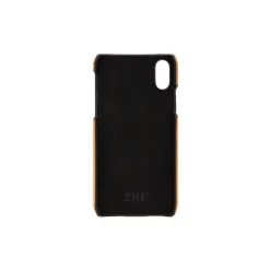 2 ME Style Case-- Case Fingers Leather Orange - iPhone XS Max - Leather Cover - Avvenice