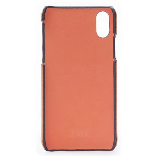 2 ME Style Case-- Case Fingers Leather Orange / Croco Green - iPhone XS Max - Crocodile Leather Cover - Avvenice