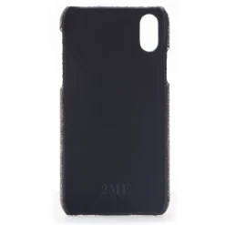 2 ME Style Case-- Case Swarovski Crystal Fabric Silver Shadow - iPhone XR - Swarovski Crystal Cover - Avvenice