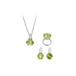 Ab Ove Necklaces-- Pendant in Silver with with Lemon Quartz Stone ct 20 - Iris Collection - Handcrafted Necklace - High Quality Luxury - Avvenice