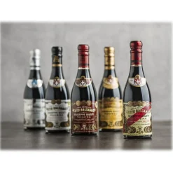 Acetaia Giusti - Modena 1605 Oil & Vinegar-Acetaia Giuseppe Giusti - Modena 1605 - 5 Champagnotte - Wooden Gift Collections - Balsamic Vinegar of Modena I.G.P. - Avvenice