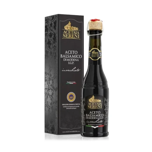 Acetaia Sereni Oil & Vinegar-- Balsamic Vinegar of Modena I.G.P. Aged "Black Label" - Exclusive Collection - Avvenice