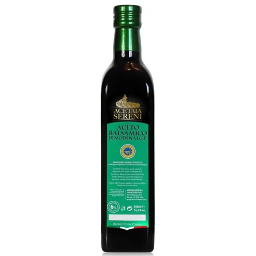 Acetaia Sereni Oil & Vinegar-- Balsamic Vinegar of Modena I.G.P. Aged "Green Label" - Exclusive Collection - 500 ml - Avvenice