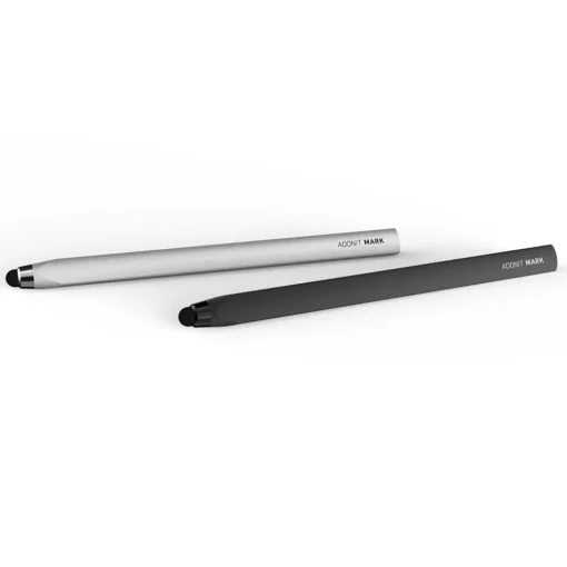 Adonit Desk Supplies-- Mark Stylus Pen for iPad/iPhone/Touchscreen - Silver - Touch Pen - Classic - Avvenice
