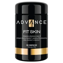 Advance Supplements-- Fit Skin - Repair Your Skin - Food Supplement of Collagen, Ovoderm®, Coenzyme Q10, Astaxanthin, Zinc, Vitamin C & E - Avvenice