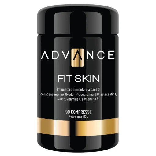 Advance Supplements-- Fit Skin - Repair Your Skin - Food Supplement of Collagen, Ovoderm®, Coenzyme Q10, Astaxanthin, Zinc, Vitamin C & E - Avvenice
