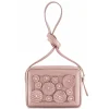 Aleksandra Badura Bags-- Camera Bag - Python & Calfskin Mini Bag - Quartz Rose - Luxury High Quality Leather Bag - Avvenice