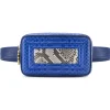 Aleksandra Badura Bags-- Camera Belt Bag - Python & Calfskin Belt Bag - Blue China & Stone - Luxury High Quality Leather Bag - Avvenice