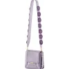 Aleksandra Badura Bags-- Candy Bag - Crocodile & Calfskin Shoulder Bag - Violet - Luxury High Quality Leather Bag - Avvenice