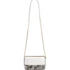 Aleksandra Badura Bags-- Candy Bag Mini - Python Shoulder Bag - Stone & White - Luxury High Quality Leather Bag - Avvenice